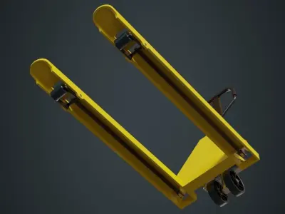 Pallet Jack 3A Low-poly 3D model