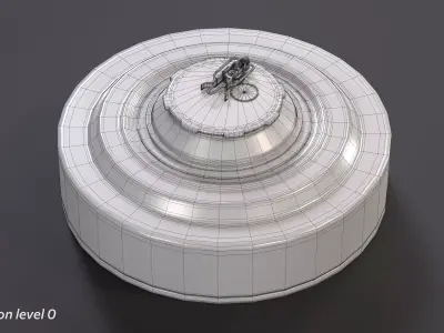 TM-62M Anti-Tank Mine High-Poly 3D model