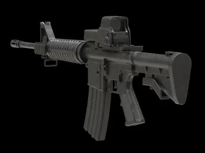 Colt Canada C8A1 Low-poly 3D model