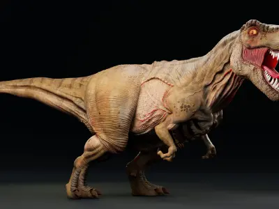 T-rex tyrannosaurus rex 3D model purchase