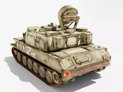 ZSU-23-4 Shilka 3D model purchase