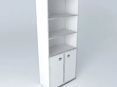 Indiana red pine shelf 3D model