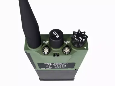 Harris RF-7800s PRR Radio Low-poly 3D model