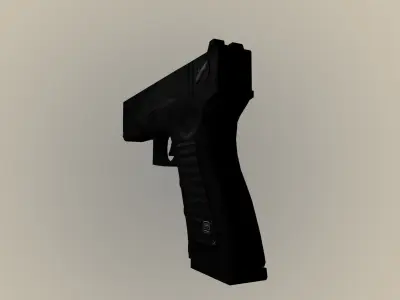 Glock17 Pistol Free low-poly 3D model