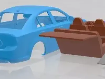Kia Optima 2009 Printable Car 3D print model