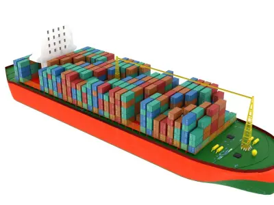 Container Ship  3D model