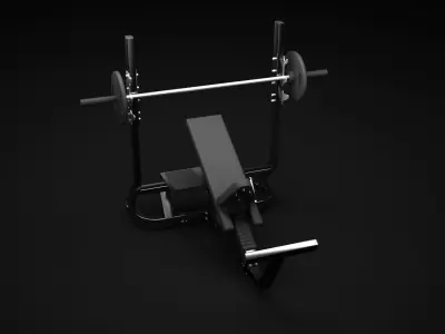 Olympic Incline 3D model