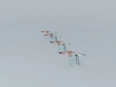 Kaohsiung Cijin crane Free 3D model