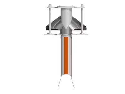 Round Forming Set in Packaging Machine 3D model