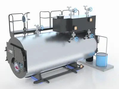 Industrial Boiler 3D model