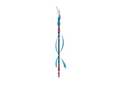 Sci-Fi Sword 3D Model 3D model