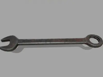 wrench Low-poly 3D model 28