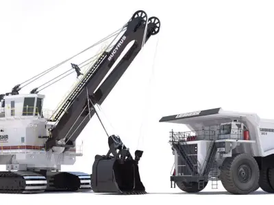 Mining Machines 4 3D Model Pack