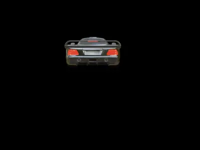 Mercedes-Benz AMG CLK GTR 3D MODEL Free 3D model