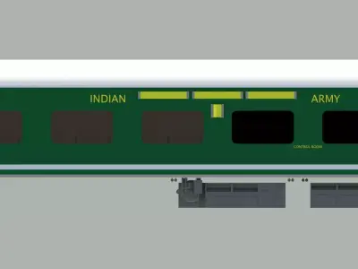 LHB Military Coach Free 3D model