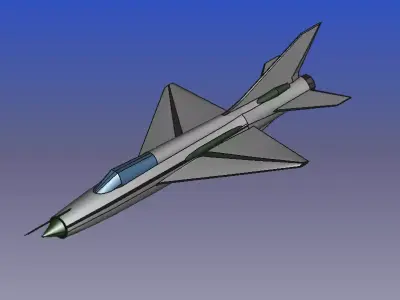MIG 21 Bison  Free 3D print model