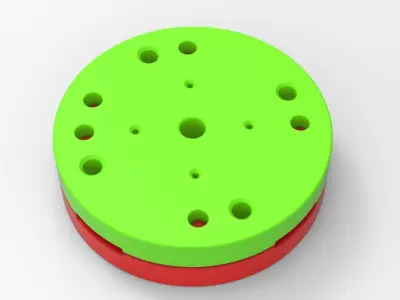 Mold for diecast truck tire 1 Scale 1 to 25 3D print model