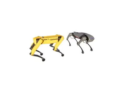 Robot dog 3D model 6