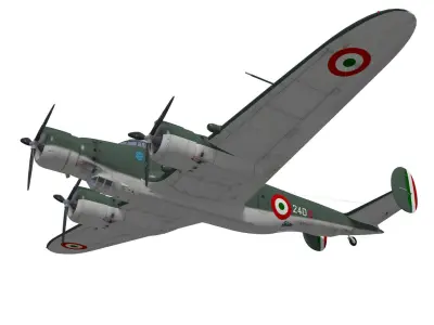 cant z1007bis 3D model purchase