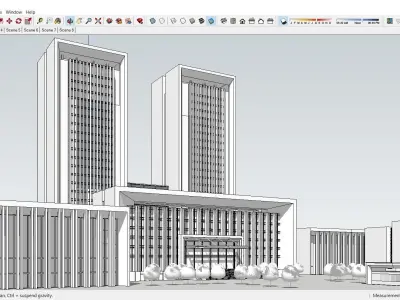 Sketchup Building N2 3D model