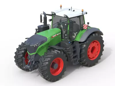 Fendt 1050 Vario Tractor Low-poly 3D model