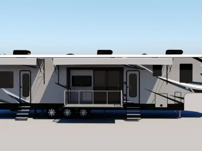 jayco SEISMIC 400w trailer house 3D model