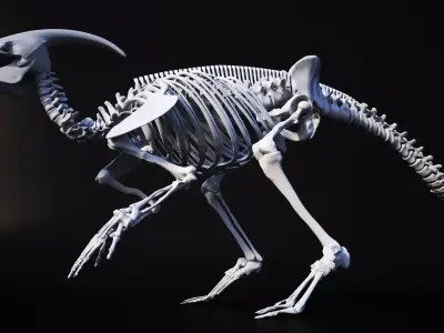 Dinosaur bone 3D model