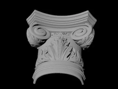 pilaster classical column 3D model