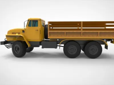 Truck Ural-4320 3D model by maryamarrumi