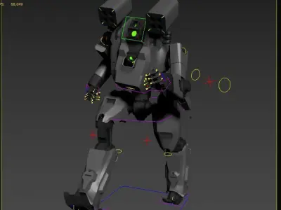 MECHA ROBOT 3D model purchase