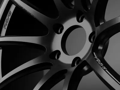 Rays Gram Lights 57Transcend lightweight Low-poly 3D model