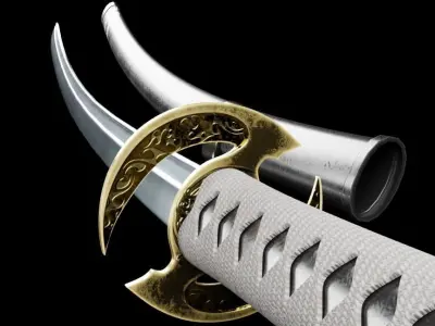 Samurai Sword Free 3D model