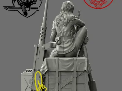 SNIPER WOLF BY CREATIVE GEEK MB 3D print model