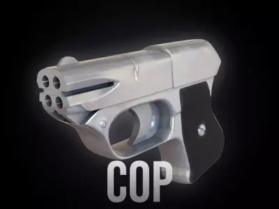 Cop 357 Derringer Low-poly 3D model