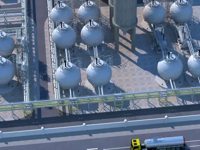 Coal Chemical Industry 3D model