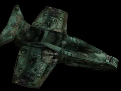 Garbage Spaceship 3D model
