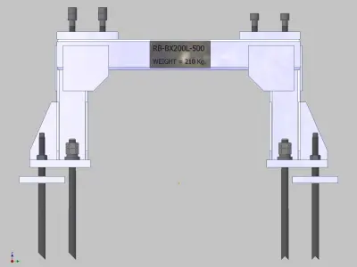 26375-ROBOT BASE BX200L-500 3D model