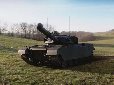 Chieftain fv4201 Main Battle Tank 3D model