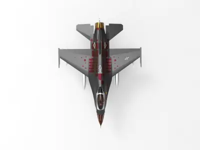 F-16C Block 50 3D model