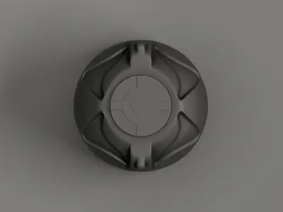 Water Tank Low-poly 3D model