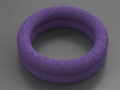Dog Puller Standart Fitness Tool Used 3D model