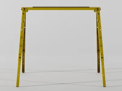 Foldable Sawhorse  3D model