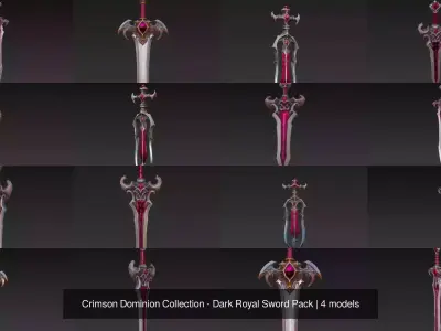 Crimson Dominion Collection - Dark Royal Sword Pack