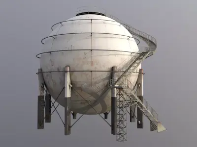 Gas Sphere - Horton Sphere 3D model