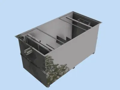 Big grease trap 3D model