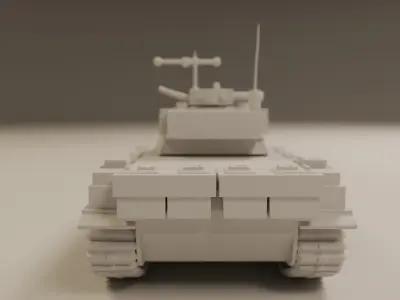 war tank 3D print model buy