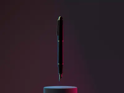 fountain pen 3D model order