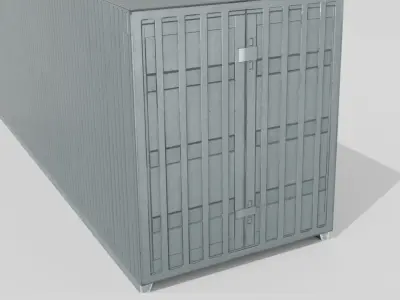 Container 3D Model Low-poly 3D model