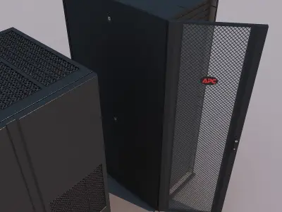 Computer server 3D model