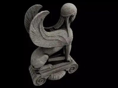 Greek Sphinx 3D model